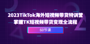 2023-TikTok海外短视频带货特训营，掌握TK短视频带货变现全流程（60节课） - 技研社-技研社
