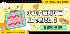 小红书图文笔记2.0玩法，日引100+精准粉，卖小吃配方月入过10000（附配方） - 技研社-技研社