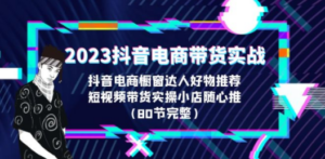 2023抖音电商带货实战，橱窗达人好物推荐，实操小店随心推（80节完整） - 技研社-技研社