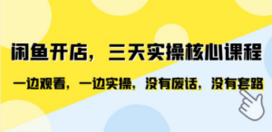 想搞闲鱼开店?这份副业实操资料把路铺好了-技研社