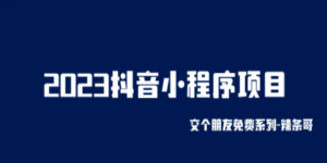 2023抖音小程序项目:变现逻辑非常很简单,当天变现-技研社