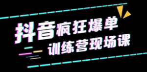 抖音短视频疯狂-爆单训练营现场课（新）直播带货+实战案例 - 技研社-技研社
