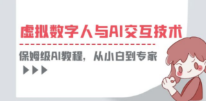 一套教程讲清虚拟数字人与AI交互，保姆级AI教程，从小白到专家 - 技研社-技研社