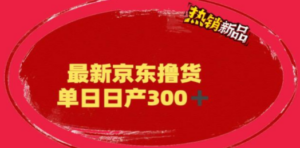京东撸货项目:号称日产300+的项目,详细揭秘教程-技研社