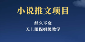 经久不衰的小说推文项目，单号月5-8k，保姆级教程，纯小白都能操作 - 技研社-技研社