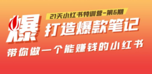 21天小红书特训营-技研社