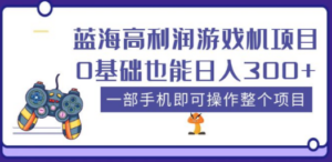 蓝海高利润游戏机项目-技研社