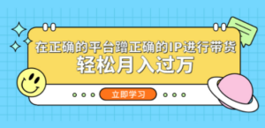 在正确的平台蹭正确的IP进行带货，轻松月入过万 - 技研社-技研社