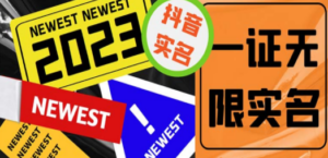 最新抖音一证无限实名技术 无视限制封禁【详细玩法视频教程】 - 技研社-技研社