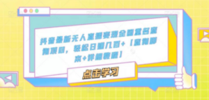 抖音最新无人直播变现全国重名查询项目 日赚几百+【查询脚本+详细教程】 - 技研社-技研社