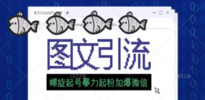 23年价值1980的图文引流创业粉螺旋起好技术暴力起粉加爆微信 - 技研社-技研社