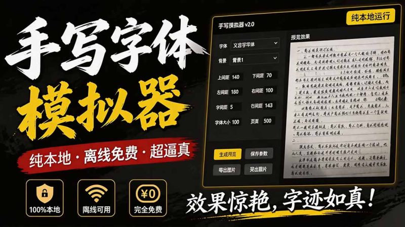 手写字体生成器入门到精通:软件教程与效率工具的关键路径-技研社