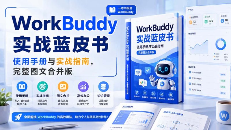 WorkBuddy实战蓝皮书,使用手册与实战指南,完整图文合并版-技研社