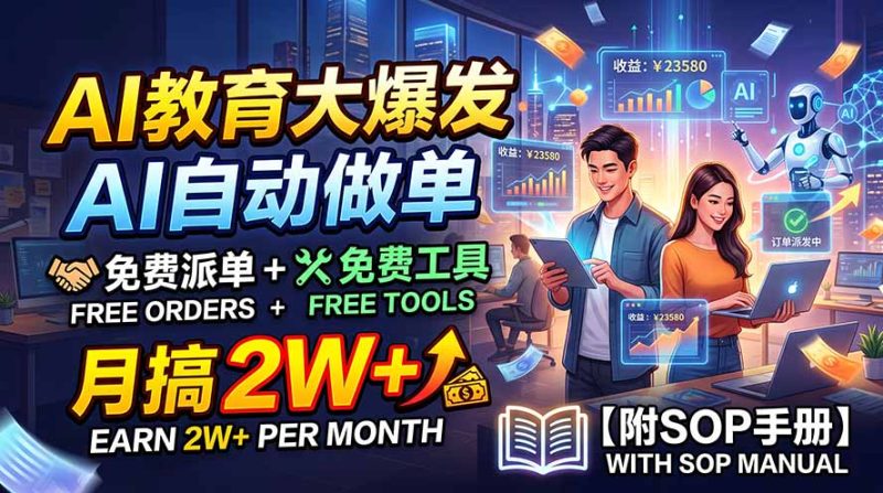 用AI替老师写教案接私单:一台电脑就能跑的副业-技研社
