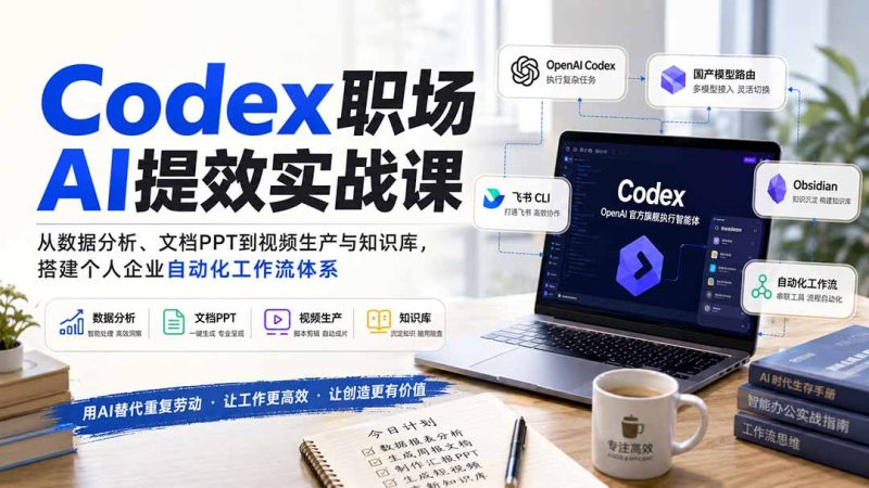 Codex智能体办公实战:把报表周报这类重复活交给它 - 技研社-技研社