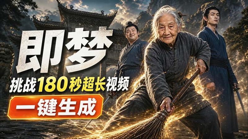 即梦挑战180秒超长视频!一键生成3分钟电影?完整制作流程详细分享!-技研社