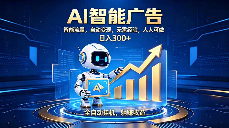 轻资产新赛道,全自动AI广告,打造持续收益-技研社