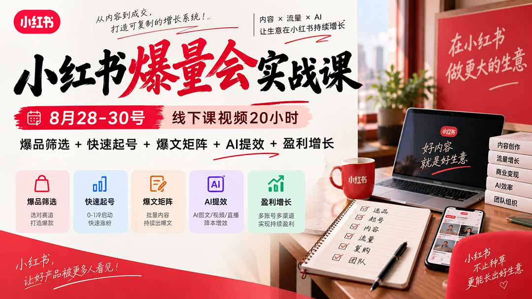 小红书实战课 小红书实战课