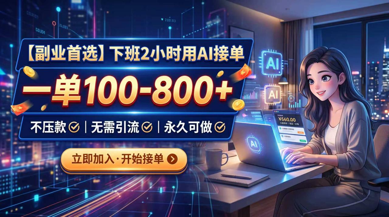 下班后用AI接单做稿的完整流程 AI接单从找单到结算的实操流程示意