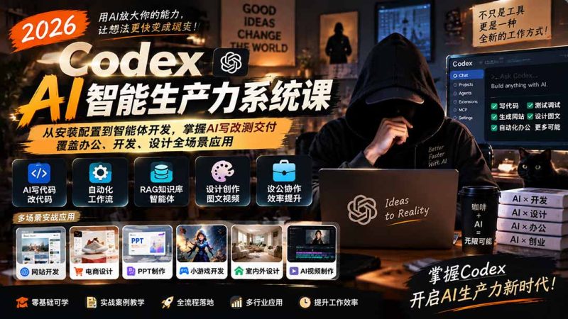Codex系统课怎么学:从安装配置到智能体开发的路径-技研社