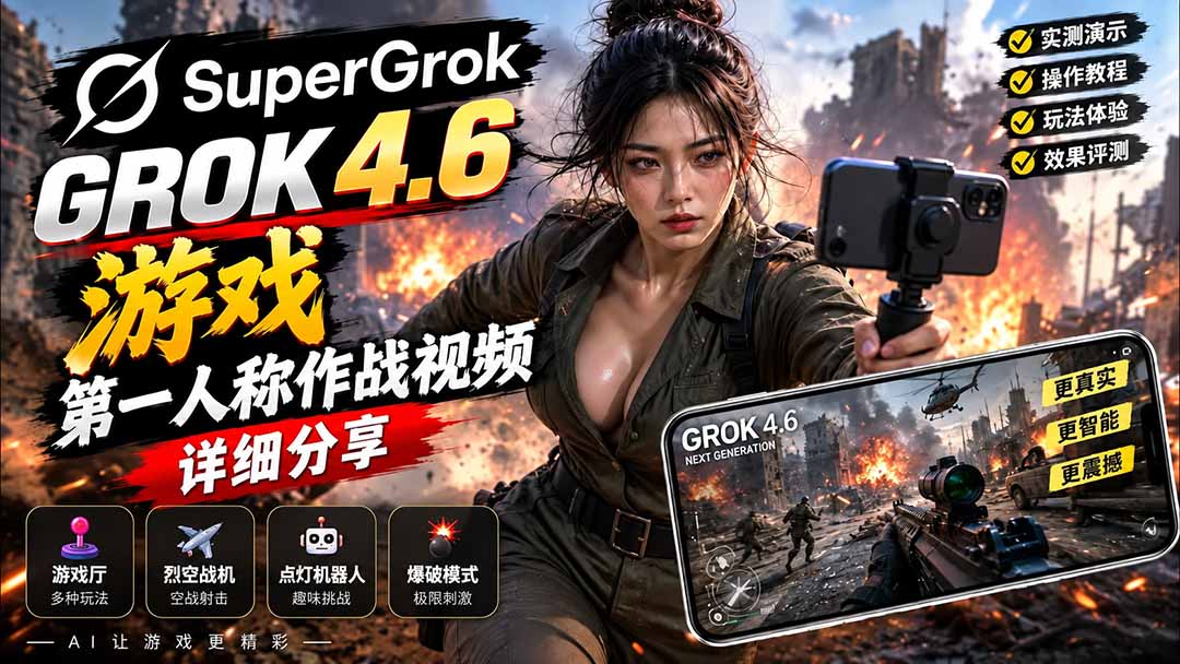Grok 4.6 游戏玩法实测
